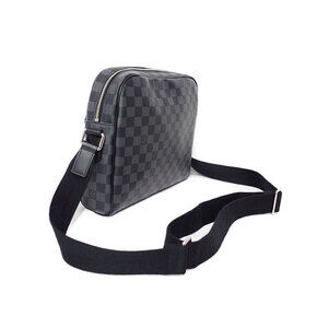 Louis Vuitton Damier Graphite Shoulder Black Bag Dayton